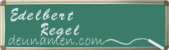 Edelbert Regel Visitenkarte